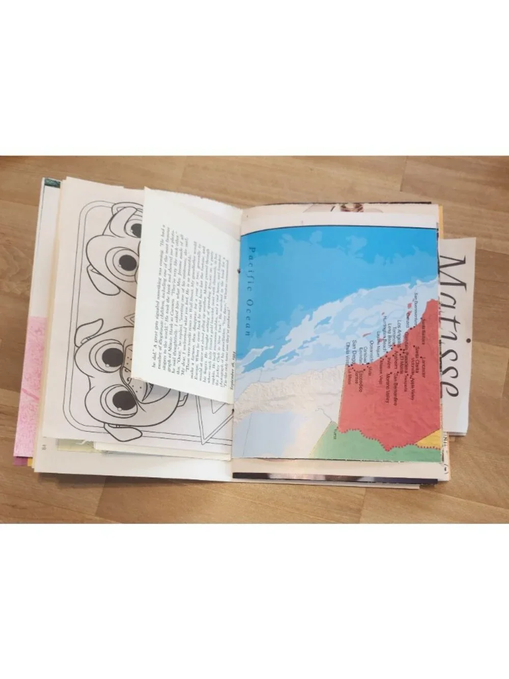 Junk Journal 88 pages Handmade Bright & Colorful